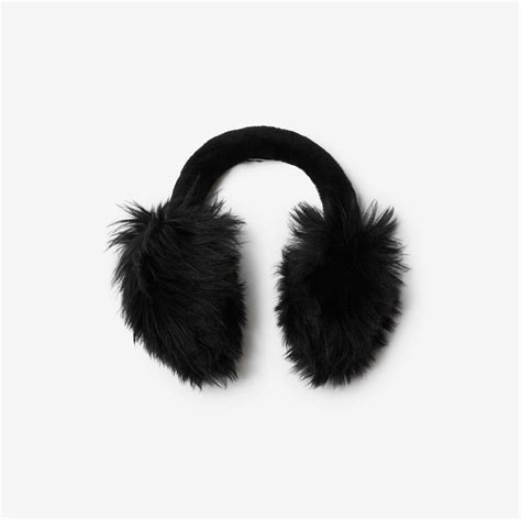 burberry earmuffs sale|burberry fluffy shearling.